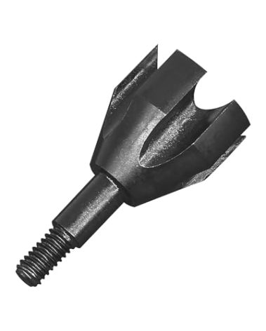 ACDSHOT 6 Pack High Carbon Steel Small Game Broadheads Blunt Points 150 175 200 250 300 Grain Archery Hunting Arrow Tips Screw-in Arrowheads(150GR)