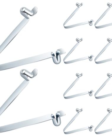 MorningRo 10 Pcs Scaffold Spring Retainers Coupling Locking Pins Galvanized Steel Scaffolding Pins Parts Locking Equipment