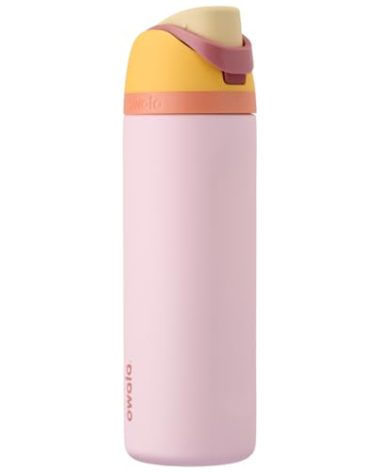 Owala FreeSip Insulated Stainless Steel Water Bottle with Straw for Sports and Travel, BPA-Free Sports Water Bottle, 24 oz, Candy Store