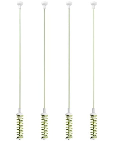 [New Upgraded] WA50R5200AW WA50R5400AV WA50R5400AW WA400PJHDWR Washer Suspension Rods Fit for Sam-sung Washer, Replace DC97-16350C DC97-16350E DC97-05280W DC97-16350U DC97-16350J/S by AMI PARTS