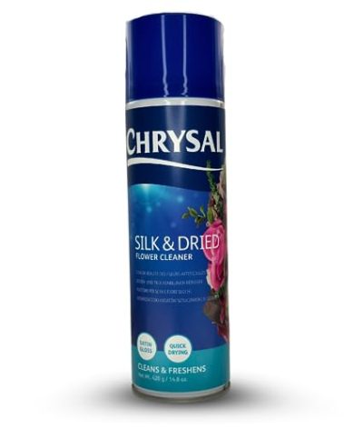 Chrysal Silk & Dried Flowers Cleaner Spray (14.8 oz) - Floral Supplies For Artificial Plants - Flower Arrangements Supplies - Ideal Florist Supplies – Artificial Plant accessories - Silk Plants Cleane
