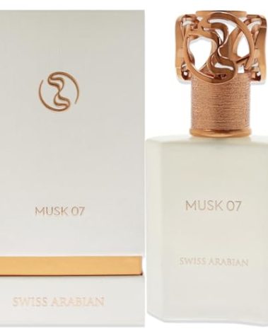 Swiss Arabian Musk 07 - Luxury Products From Dubai - Long Lasting And Addictive Personal EDP Spray Fragrance - A Seductive Signature Aroma - 1.7 Oz
