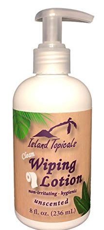 Island Topicals Wiping Lotion | Experience Clean | The Cleaner Way to use Toilet Paper | 8 Fl Oz Bottle (Unscented)