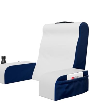 Kӧlbs Wedge Reading Cushion, Back Pillow for Bed Sitting Up, Cushion with Arms for TV Book Gaming Dorm Rooms, Backrest