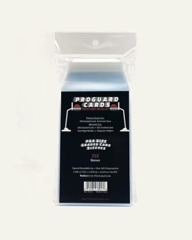 100 PSA Perfect Fit Sleeves Graded Card Sleeves for PSA Slabs & More