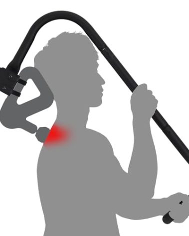 ANMOZJIA Massage Gun Holder Shoulder Neck Back Handheld Self Massage Gun Mount Compatible with Most Massage Guns Professional Grade Design for Hard to Reach Areas - Gift for Women & Men