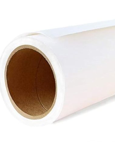 Yizhily Seamless Photo Background Paper for Photography, Paper Backdrop for Photoshoot, 107" x36' (Arctic White, 107" x36')