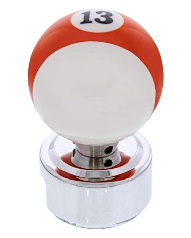 United Pacific 70773 - Manual Transmission Shift Knob - Pool Ball Shift Knob Number "13" For 13/15/18 Speed Eaton Style