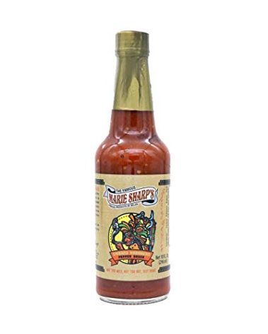 Marie Sharp’s Smoked Habanero Pepper Sauce, 10 oz – Belizean Hot Sauce with Bold Smoke & Heat – All-Natural, Gluten-Free