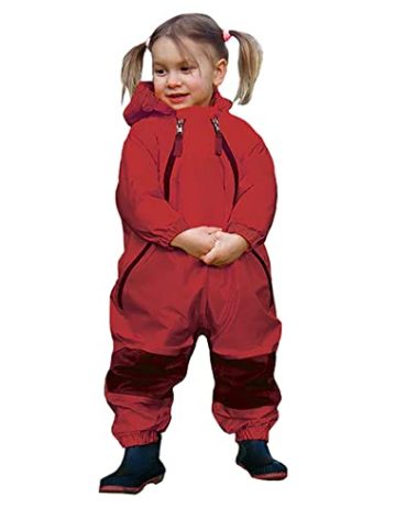Tuffo Muddy Buddy Coveralls, Red, 12 Months