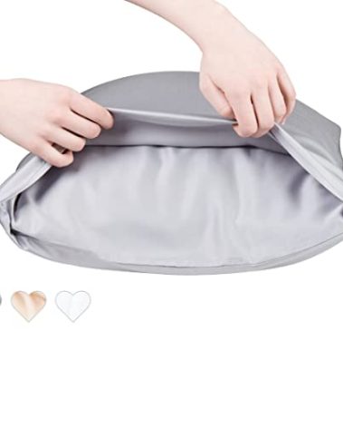 Anti Acne Pillowcase - Queen Size 30x20, Gray, Envelope Style - Oeko-TEX Certified - 75% Viscose Derived from Bamboo, 25% Modal for Smooth, Breathable, Moisture-Wicking Quality
