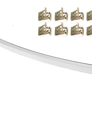 PIT66 Hood Molding Trim Moulding, Compatible with 2007-2013 GMC Sierra 1500/2007-2010 Sierra 2500 HD 3500 HD, GM1235109 10385156 Hood Panel Molding