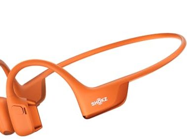 SHOKZ New OpenRun Pro 2 - Open-Ear, Bone Conduction Sport Headphones - with Reflective Strip - Sweat Resistant, Workout Headphones - Secure, Wireless, Comfortable Fit-Deep Bass and Smart Mic App