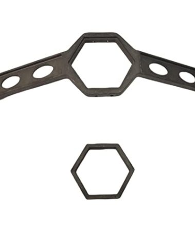 Universal Valcrum Hub Cap Wrench, 2-1/2” Hex with 2-1/4” Hex Insert for all Size Oil Caps