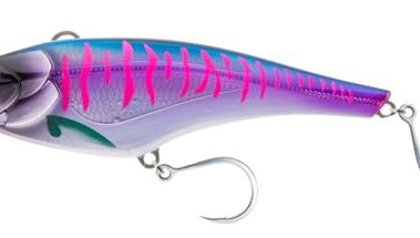 Madmacs 200mm High Speed Sinking 8" Trolling Lure for Bluefin Tuna Yellowfin Wahoo and Mahi Mahi, Pink Mackerel