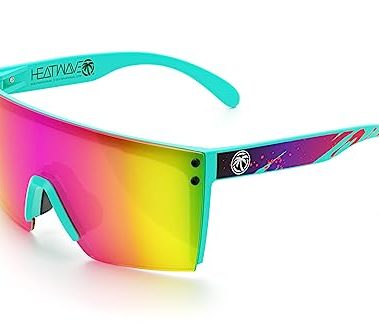 Heat Wave Visual Lazer Face Aqua Splash Custom Sunglasses