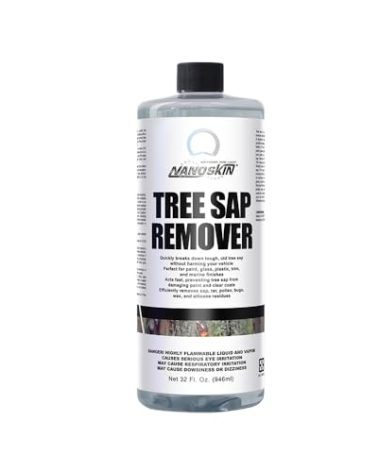 Nanoskin Tree Sap Remover 32 Oz. - Instant, Safe Car Detailing Solution | Optimized for Paint, Glass, Plastic & Trim | Compatible with Microfiber & Terry Cloth | Fast-Acting, Multi-Surface Application