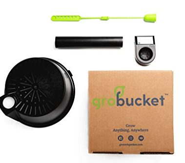 GroBucket Garden Kit (10PK) self-watering sub-irrigated planter insert. Turn any bucket into a self-watering Container Garden. Create an indoor or outdoor, space saving and portable garden in minutes.