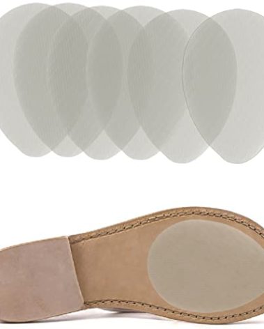 Non-Slip Shoes Pads Sole Protectors Adhesive, High Heels Anti-Slip Shoe Grips (Clear 3pairs)