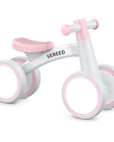 SEREED Baby Balance Bike Toys for 1 Year Old Girl Gifts, Baby Walker, One Year Old Girl Birthday Gifts, 12-24 Months Toddler Balance Bike, First Birthday Gifts