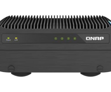 QNAP TS-i410X-8G-US 4 Bay High-Speed fanless Industrial NAS with dual-10GBe, Intel Atom CPU, 8GB DDR4 Memory and 2.5GbE (2.5G/1G/100M) Network Connectivity (Diskless)