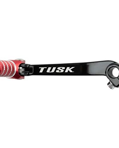 Tusk Folding Shift Lever Black/Red Tip - Fits: Honda CRF150F 2003-2009