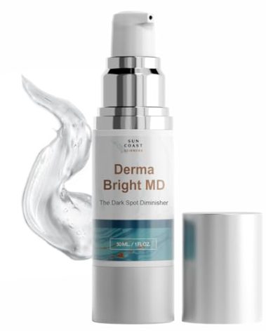 Dark Spot Diminisher, DermaBright MD, Age Spot Sun Spot Freckles Melasma Brown Spot Serum - Advanced Formula Corrector Cream for Women and Men - 1 Fl Oz (Pack of 1)