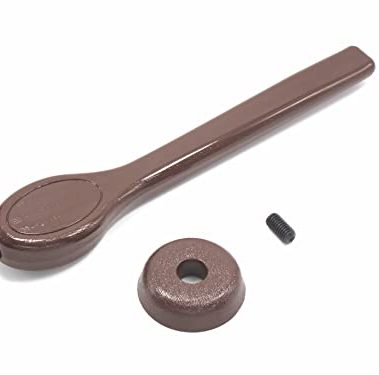 KUANYUOO Lever Star Hole Foot Rest Release Right/Left Hand with Set Screws, Fits Lazy Boy Star Hole for Tube and More Recliner Handle and Furniture