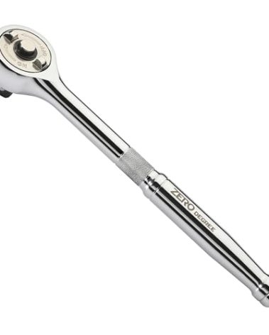 Zero Degree 38151 Ultra-Precise Gearless Ratchet – Nickel Plated High-Carbon Steel with ASME Certified Torque – Durable & Rust-Resistant – Used for Tight Spaces, 3/8" Drive