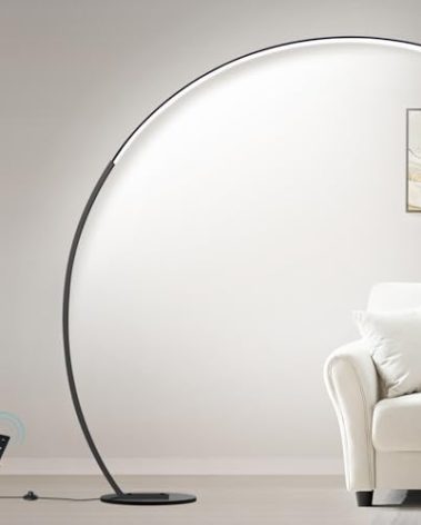 Dimmable LED Lamps for Living Room with 3 Color Temperatures, Ultra Bright 2000LM Arc Floor Lamps, Modern Standing Tall Lamp with Remote Control Reading Floor Lamp for Bedroom Office Classroom