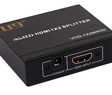U9 ViewHD 2 Port 1x2 Powered HDMI 1 in 2 Out Mini Splitter for 1080P & 3D | Model: VHD-1X2MN3D