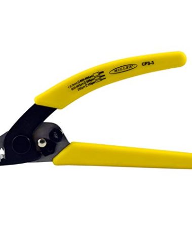 Miller CFS-3 Series Three-Hole Wire Stripper Tool for Working Technicians, Electricians, and Installers, Safe Cable-Splicing Tool, Easily Portable Wire Stripper, 4.2 Ounces
