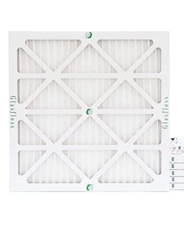 Glasfloss 21 1/2 x 23 5/16 x 1 Carrier Replacement MERV 10 Pleated Air Filters Box of 6
