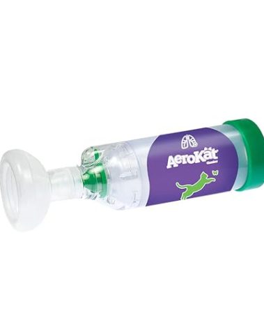Aerokat The Original Aerokat Feline Aerosol Chamber Inhaler Spacer for Cats and Kittens with Exclusive Flo-Vu Indicator