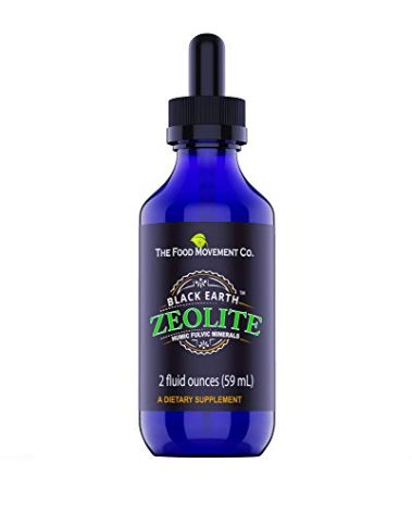 Black Earth Zeolite with Humic Fulvic Acids Trace Minerals for Adults and Kids for Detox, Gut Health and Immune Support - 2oz Liquid Drops Supplement