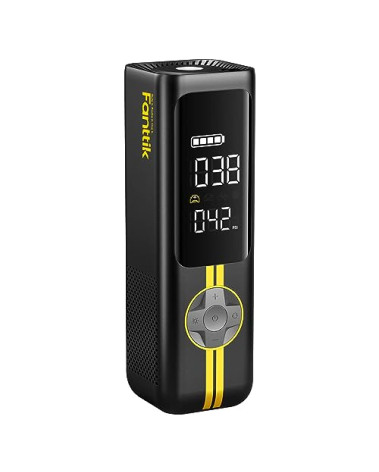 Fanttik X8 APEX EV Tire Inflator Portable Air Pump, 2X Faster Inflation, 150PSI Cordless Air Compressor with Powerful Battery, Fits Electric Cars, Cars, Motorcycles, Bikes, Balls