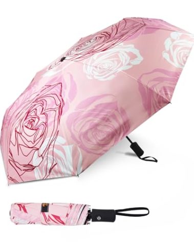 SY COMPACT Travel Umbrella Windproof Automatic Umbrellas Small Compact UV Sun Protection Factory Outlet Umbrella