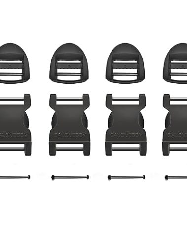 Field Repair Buckles for Straps 1Inch, Quick Side Release Adjustable Buckle for Straps 1 inch 4pc Quick Release Buckles(4PC)