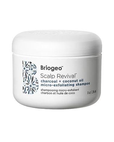 Briogeo Scalp Revival Charcoal + Coconut Oil Micro-Exfoliating Shampoo, Treatment for Dry & Itchy Scalp, Clarifying Shampoo for Build Up, Scalp Scrub for Oily Scalp, Vegan, Cruelty-Free, 8 fl oz