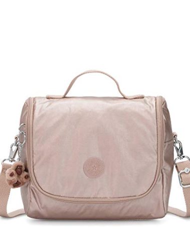 Kipling Kichirou Metallic Lunch Bag Quartz Metallic
