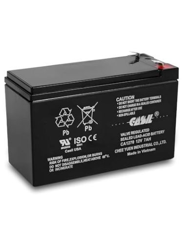 Casil 12V 7AH CA1270 Sealed Lead Acid Alarm Battery for UPS and Alarm Systems