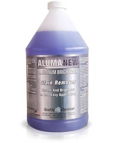 Aluminum Brightener/ Stain Remover / Cleaner & Restorer / Made in USA / Quality Chemical / 1 Gallon (128 FL Oz)