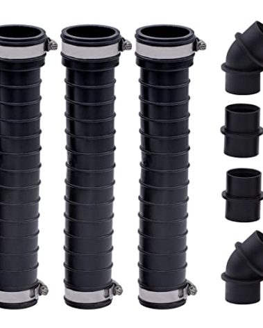 Fernco QwikFlex 36-in. Flexible Pipe Connector Kit for Offset or Hard To Reach 1-1/2-in. SCH40 PVC DWV Connections