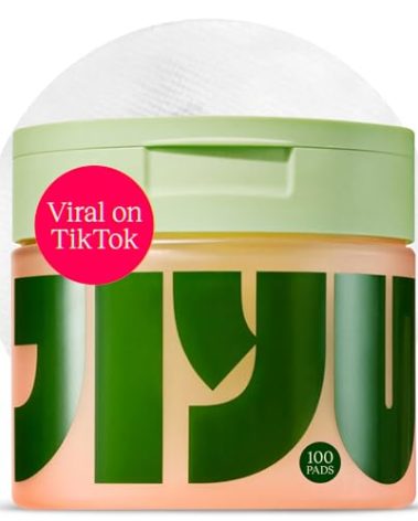 JiYu Toning Polish Pads - Korean Skincare for Dark Spots, Wrinkles & Dull Skin - Hydrating Facial Treatment with Snail Mucin, Niacinamide, Peptides & Centella - 100 Count