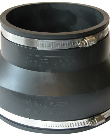 Fernco 1056-86 Flexible Pipe Coupling 8” CI/Plastic/Steel to 6” CI/Plastic/Steel