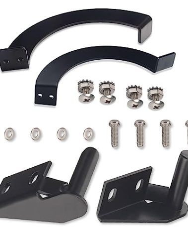 Grills Side Door Stop Arc & Grills Lid Hinge Kit Compatible with Tra-eger/Tr-aeger Pellet, Include One BCA081 Left/BCA002 Right Side