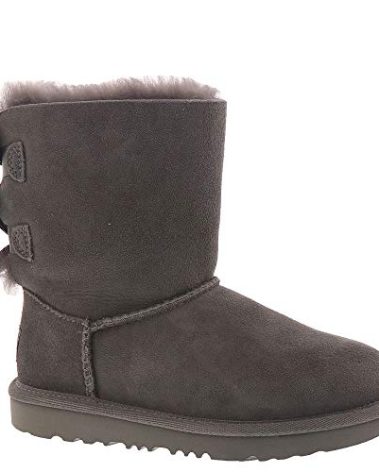 UGG Unisex-Child Bailey Bow Ii Boot, Grey, 05