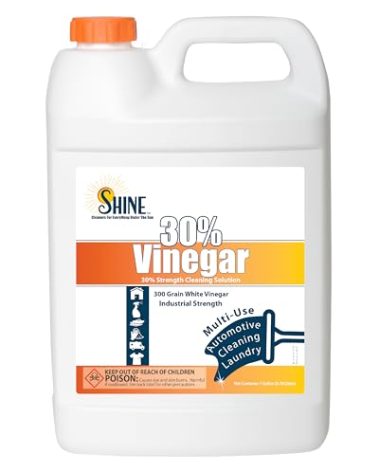 30% Concentrated Vinegar Gallon - Makes 6 Gallons of Finished Solution - For Home and Outdoor Use - Concentrated All Purpose Vinegar