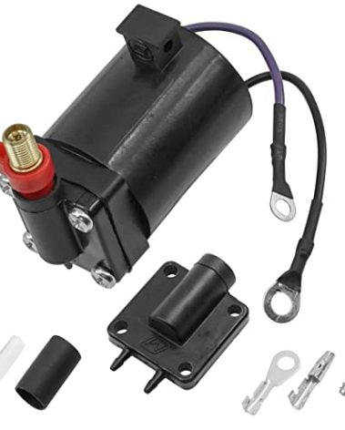 Caltric Fuel Primer Choke Solenoid Omc Compatible with Johnson Compatible with Evinrude 70Hp 70 Hp 1984 1985 1986 1987-2001