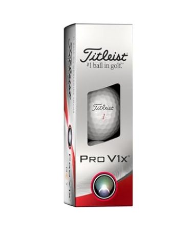 Titleist Golf Pro V1X RCT 3-Balls, White